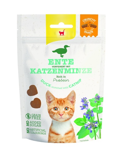 [GIM2145] GimCat Crunchy Snack Eend & Kattenkruid 50 gr.