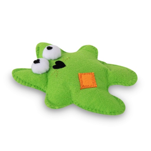 [RCTC272] Rogz Felt Kitty green 1 st.