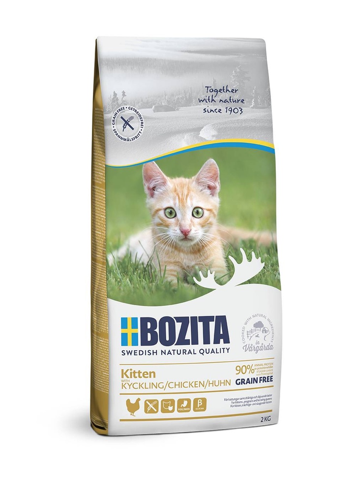 Bozita Feline Kitten Grain Free 2 kg.