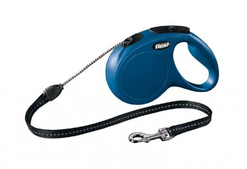 [HVA261] Flexi Rollijn Cord M Blauw 5 mtr.