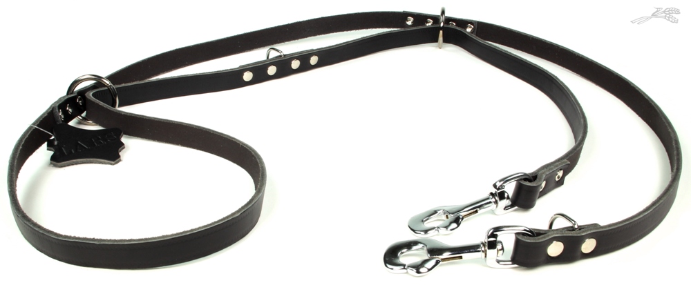 Lijn Dresseer Softleer Donkerbruin 18 mm / 250 cm 1 st.