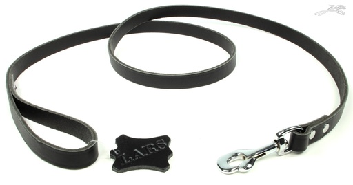 [L54032] Lijn Softleer Donkerbruin 18 mm / 160 cm 1 st.