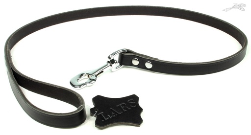 [L54034] Lijn Softleer Donkerbruin 16 mm / 100 cm 1 st.