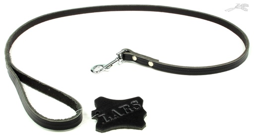 [L54038] Lijn Softleer Donkerbruin 10 mm / 100 cm 1 st.