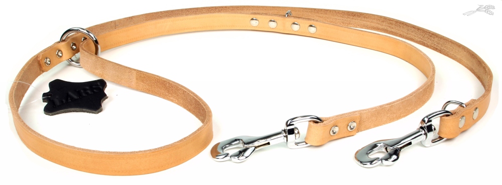 Lijn Dresseer Softleer Naturel 18 mm / 200 cm 1 st.