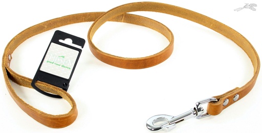 [L54451] Tijssen Lijn Vetleer Cognac 16 mm / 130 cm 1 st.