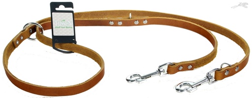 [L54457] Lijn Multi Vetleer Cognac 16 mm / 200 cm 1 st.