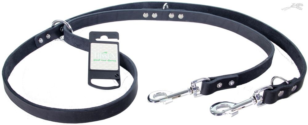 Tijssen Lijn Multi Vetleer Zwart 20 mm / 200 cm 1 st.