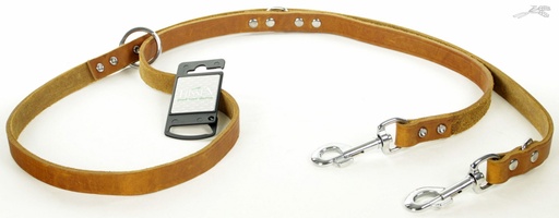 [L54460] Lijn Multi Vetleer Cognac 20 mm / 200 cm 1 st.