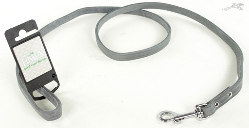 [L54477] Tijssen Lijn Vetleer Grijs 12 mm / 130 cm 1 st.