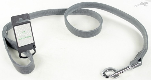 [L54479] Lijn Vetleer Grijs 20 mm / 130 cm 1 st.