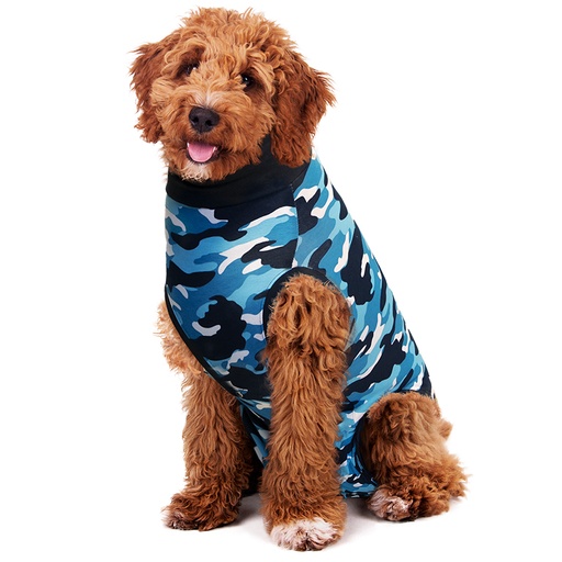 [SU25138] Recovery Suit B Camo Small+ Blue 1 st.