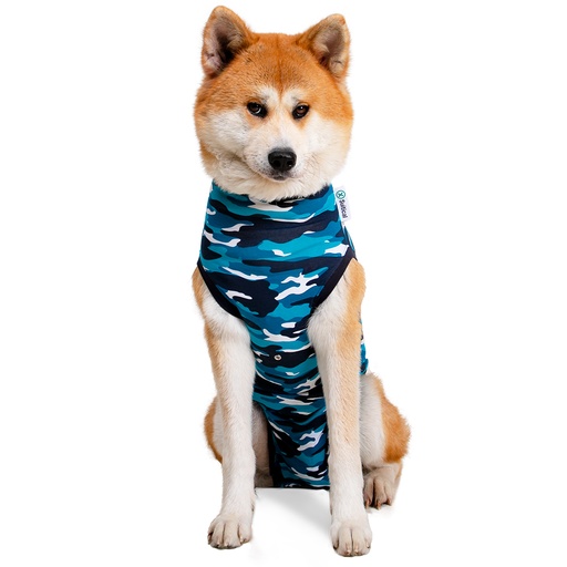 [SU25142] Recovery Suit B Camo XXLarge Blue 1 st.