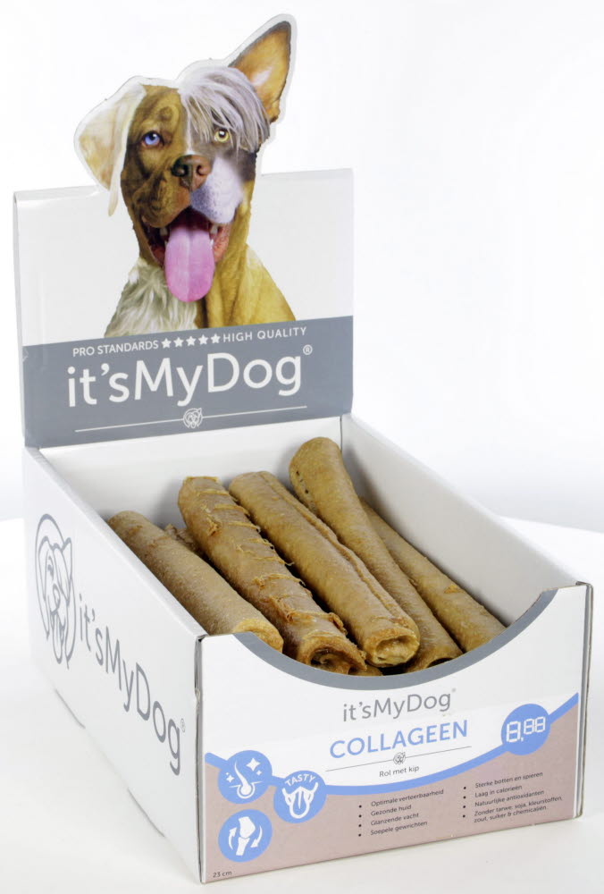 it's My Dog Collageen rol met kip 23cm 20 x 1 st.
