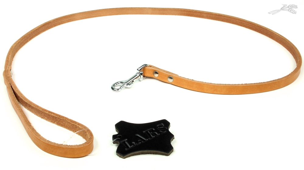 Lijn Softleer Naturel 10 mm / 100 cm 1 st.