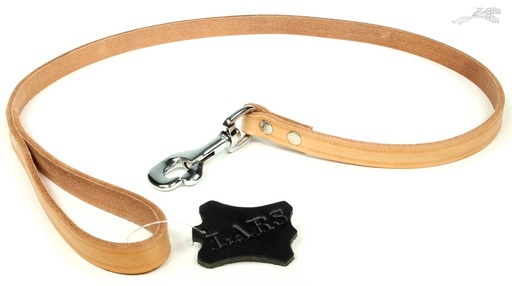 [L54143] Lijn Softleer Naturel 16 mm / 100 cm 1 st.