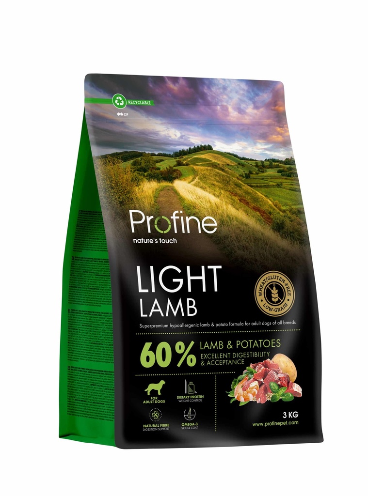 Profine Adult Light Lamb 3 kg.