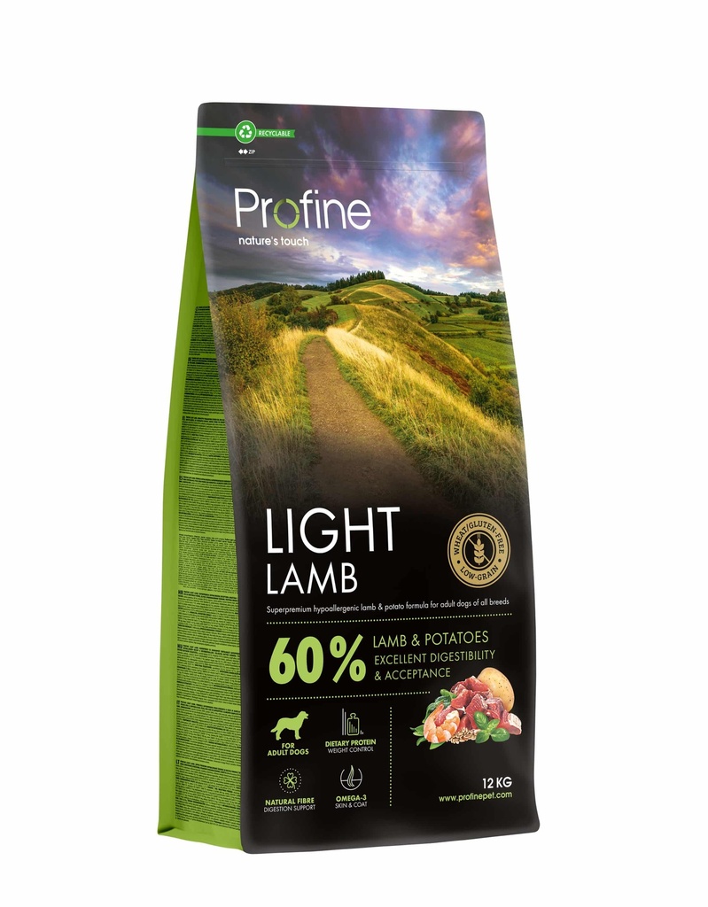 Profine Adult Light Lamb 12 kg.