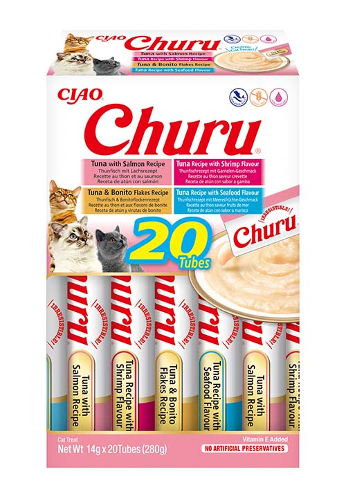 Inaba Churu Multipack BOX Seafood 20st (20 x 14 gr.)