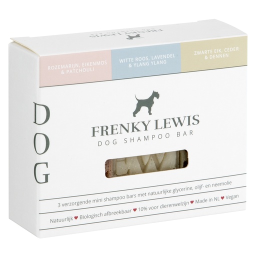 [FL25790] Frenky Lewis Dog Shampoo Bar Mini 3 135 gr.