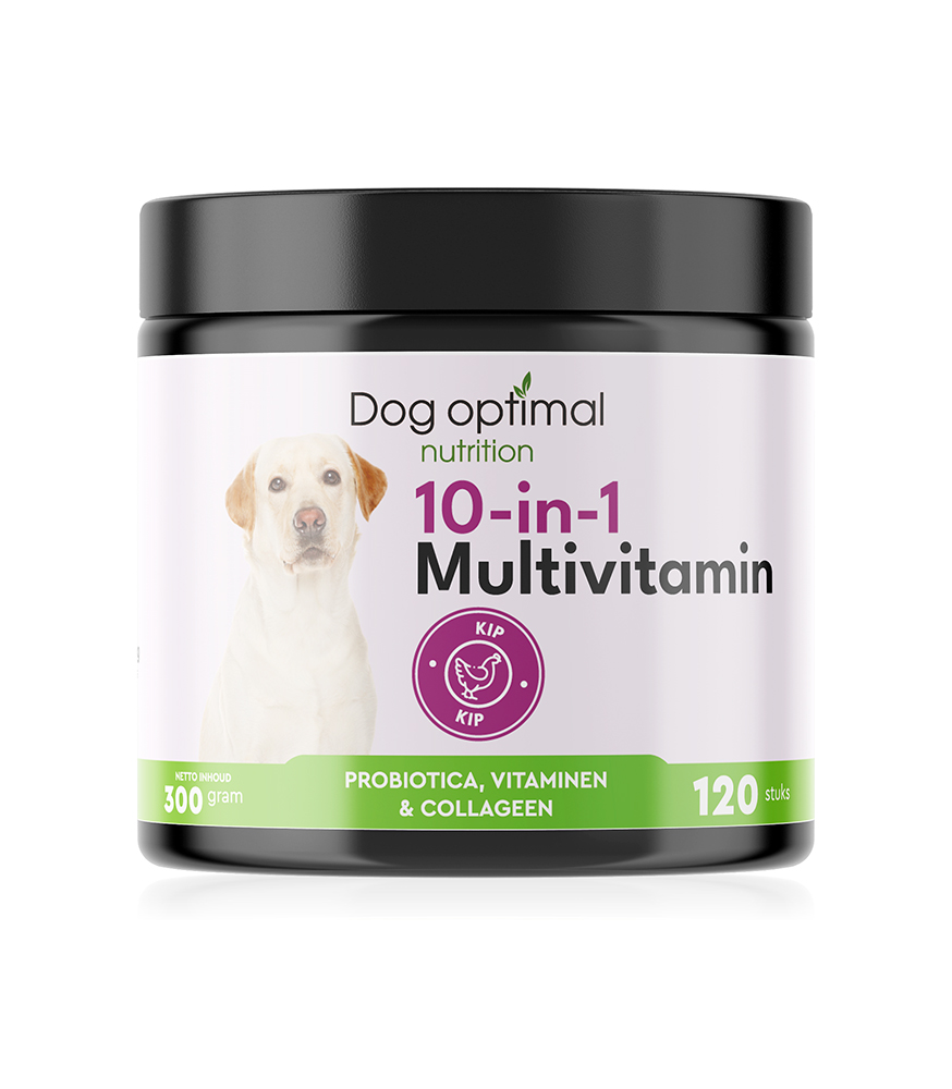 Dog Optimal 10 for 1 Multivitamin Chicken 120 st 300 gr.