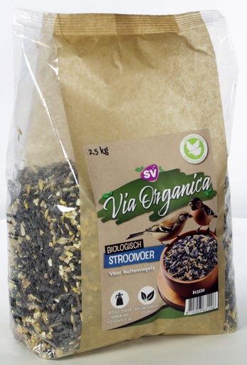 [E63120] Via Organica Bio Strooivoer 2,5 kg.