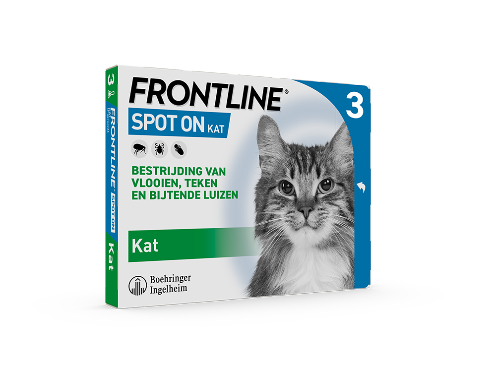 Frontline Spot-On Kat 3 Pipet 3 pip.