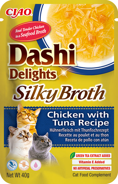 Inaba Dashi Delights Silky Chicken Tuna 12 x 40 gr.