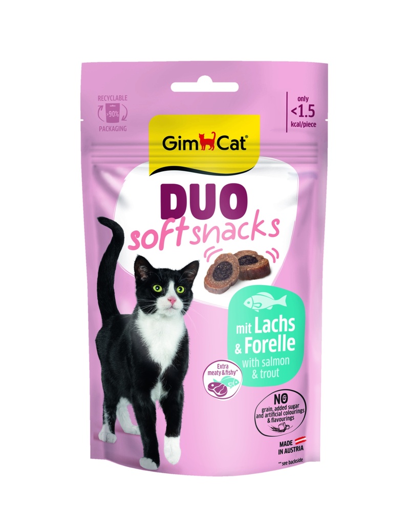 GimCat Duo Snacks Zalm & Forel 50 gr.