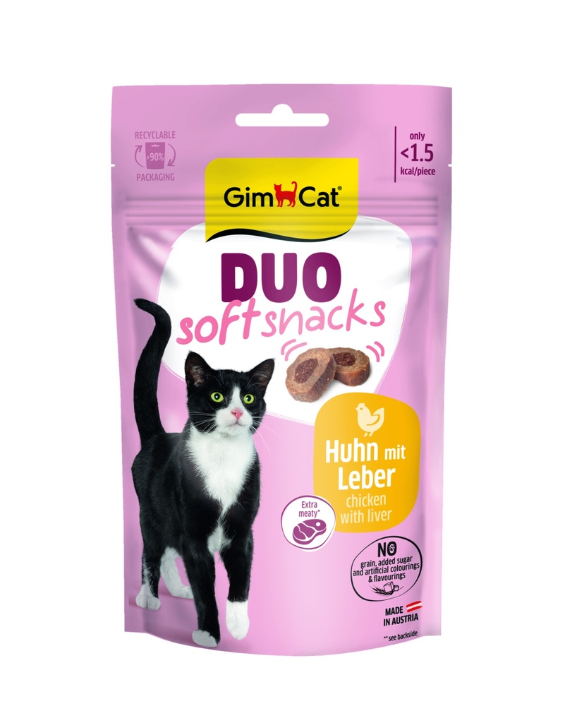 GimCat Duo Snacks Kip & Lever 50 gr.