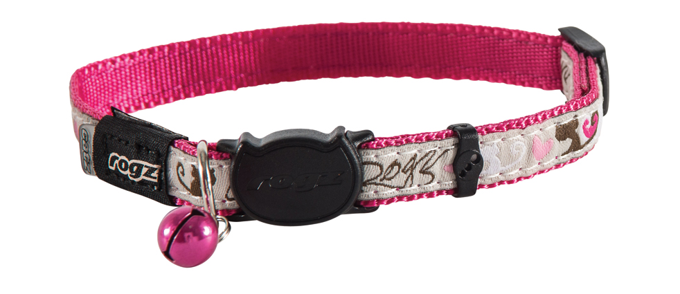 Rogz Catz FancyCat Halsband S Heart Tails 1 st.