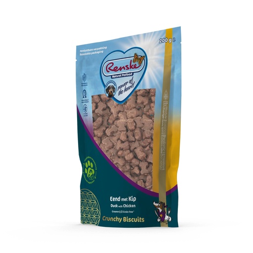 [REN24272] Renske GB Crunchy Eend Kip 6 x 200 gr.