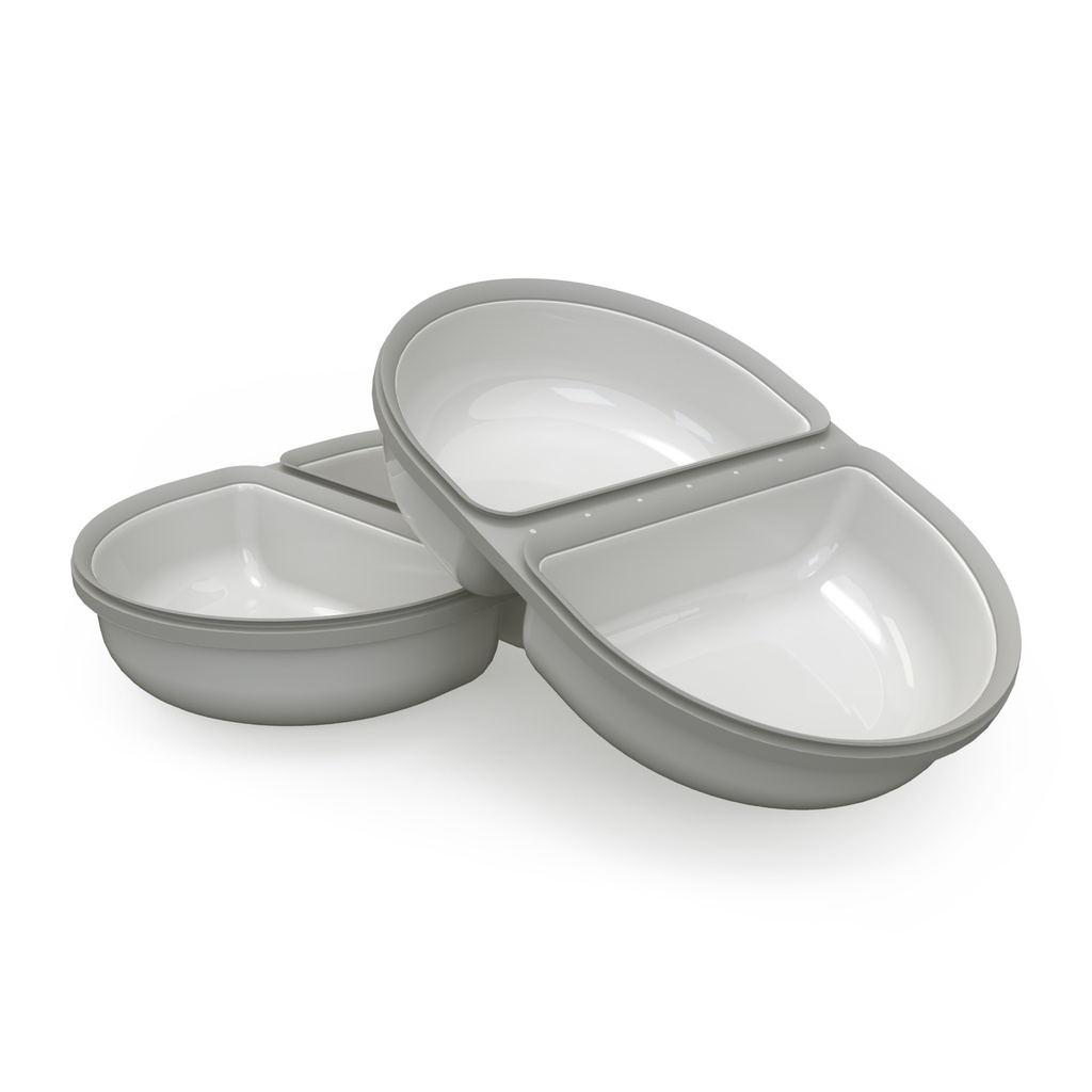 SureFeed Gedeeld Bakje Grijs