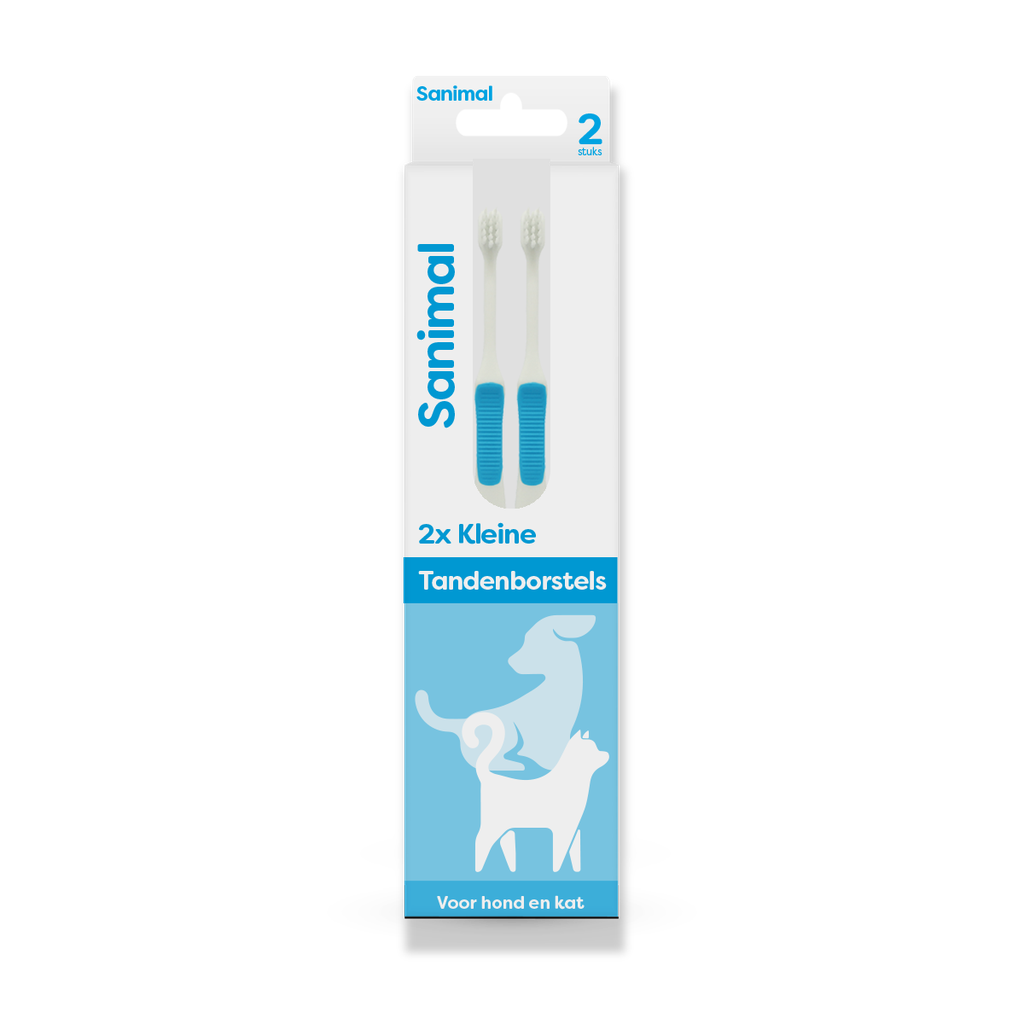 Sanimal Kleine Tandenborstels 2 st.