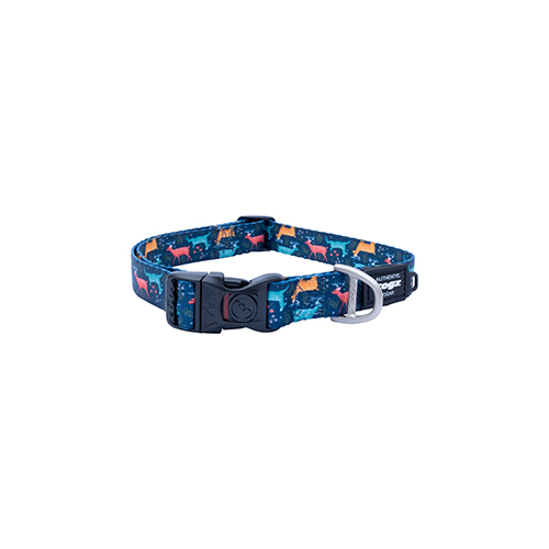 Rogz Fusion Halsband L Reindeer Navy