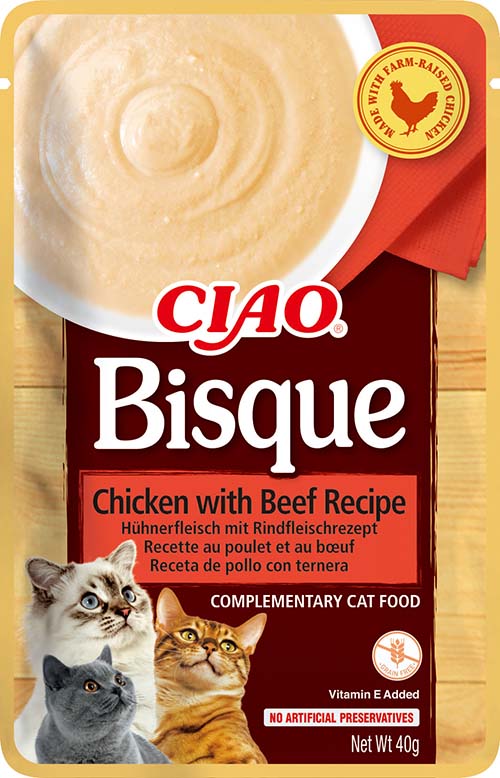 Inaba Bisque Chicken With Beef 12 x 40 gr.