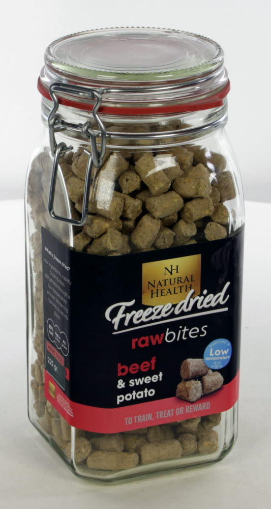 NH Dog Raw Bites Freeze Dried Snack Beef