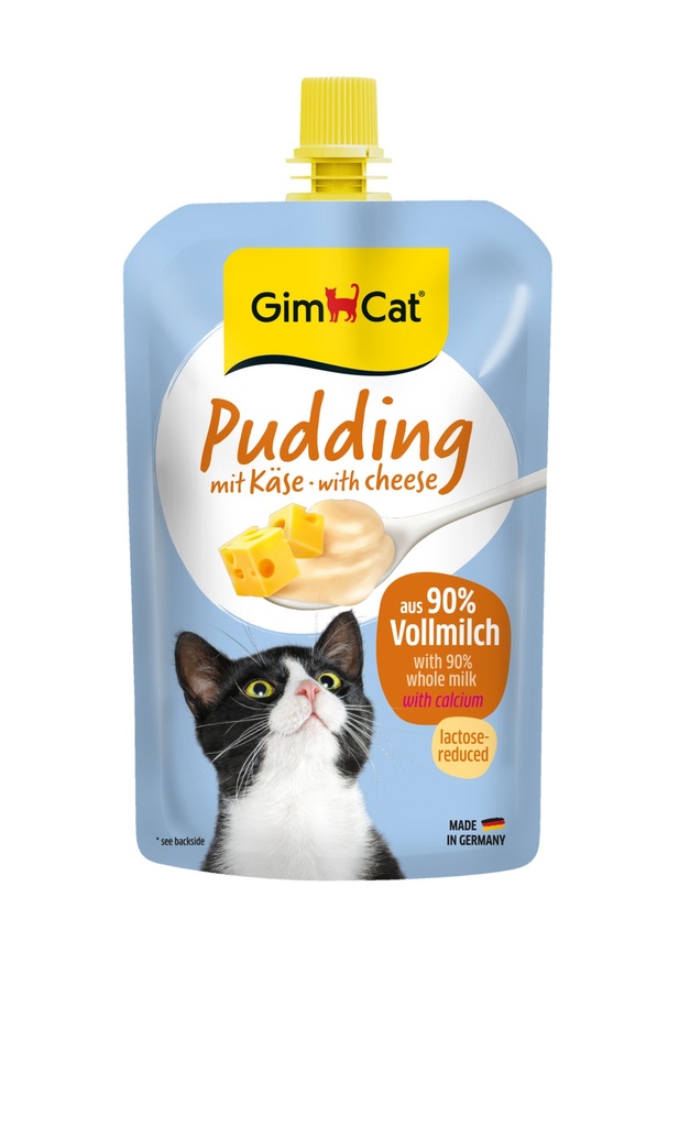 GimCat Pudding met Kaas voor Katten 10 x 100 gr.