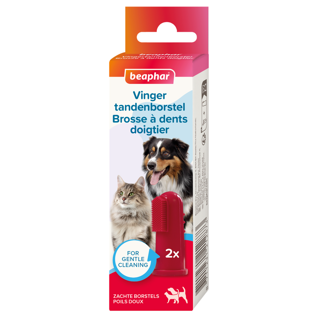 Beaphar Vingertandenborstel 2 st.