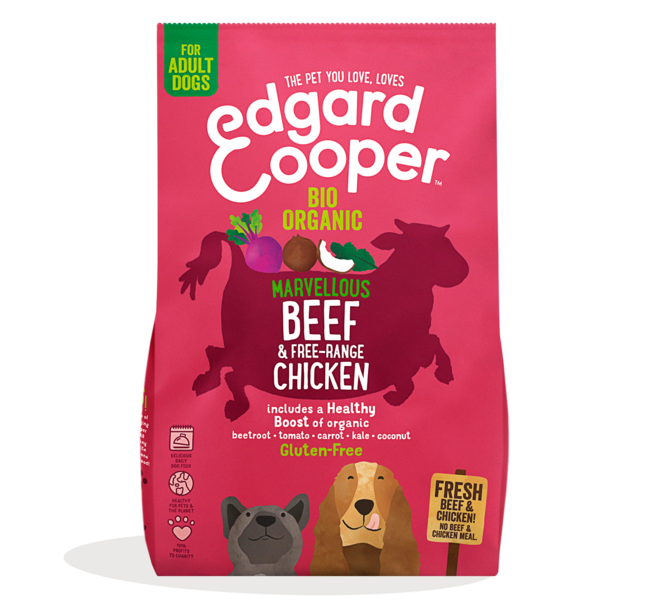 Edgard & Cooper Dog Medium Adult Organic Beef And Chicken