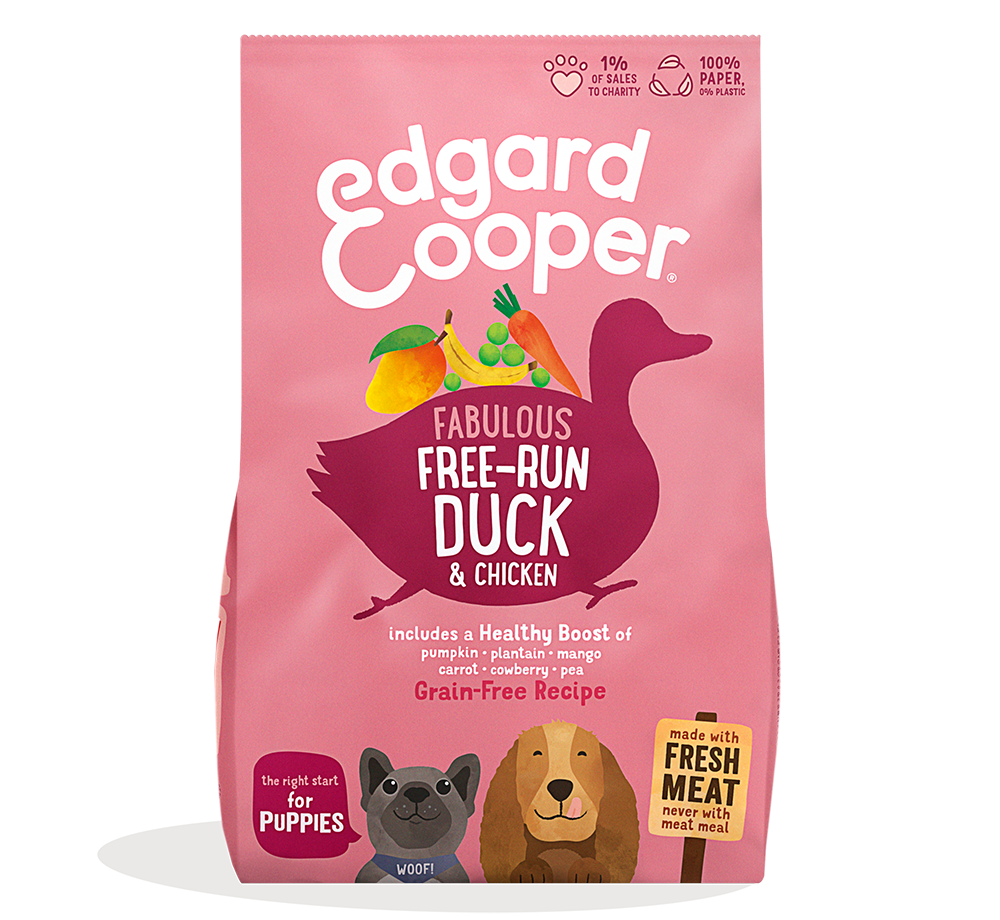 Edgard & Cooper Dog Puppy Free-run Duck & Chicken
