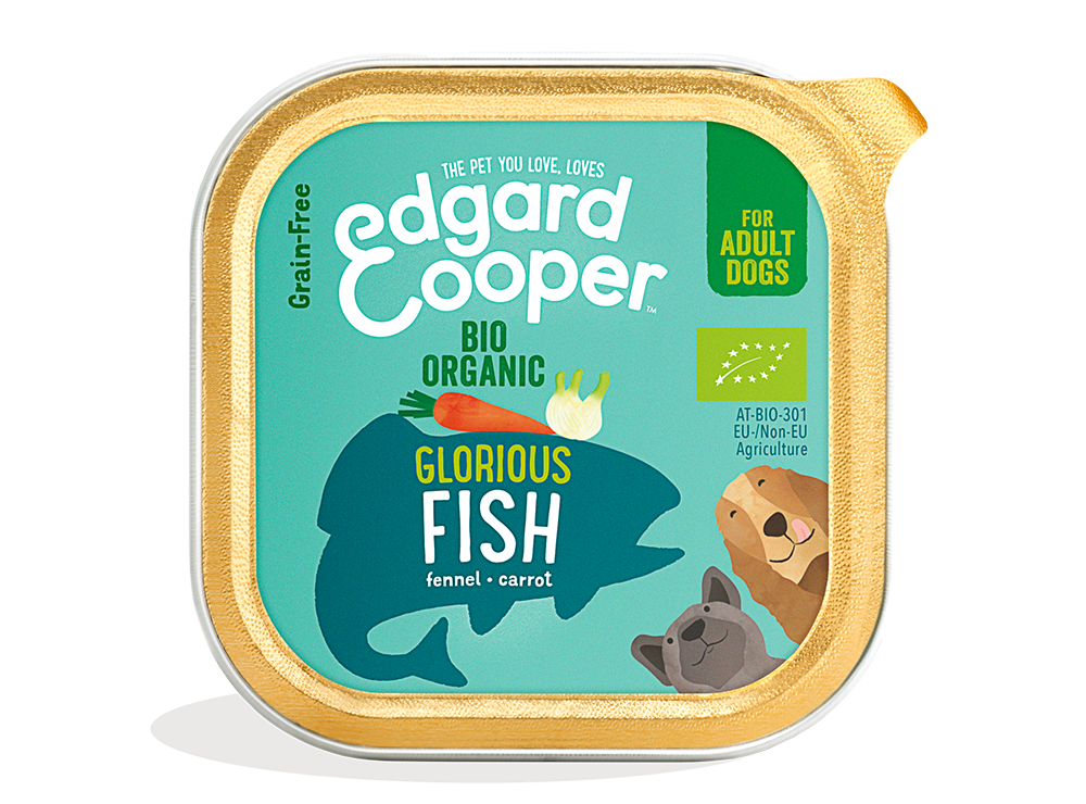Edgard & Cooper Dog Adult Fish, Fennel, Carrot  17 x 100 gr.