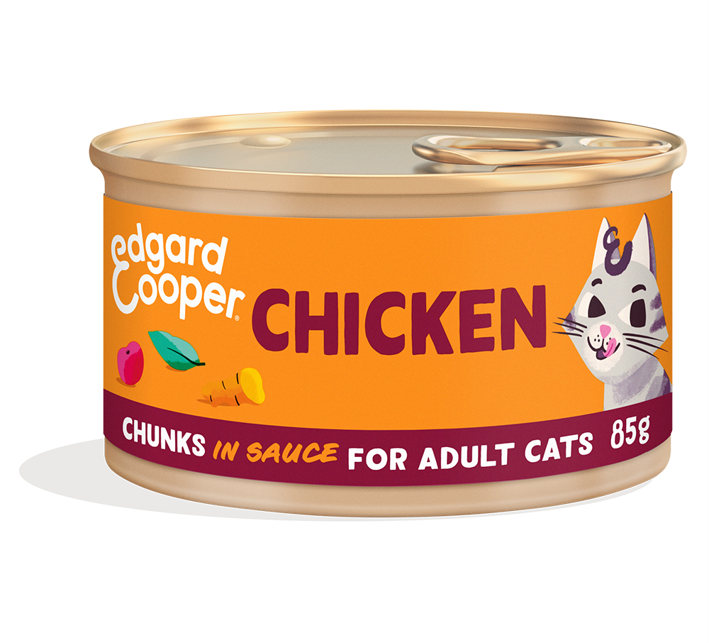 Edgard & Cooper Cat Adult Chicken Chunks In Sauce 18 x 85 gr. 