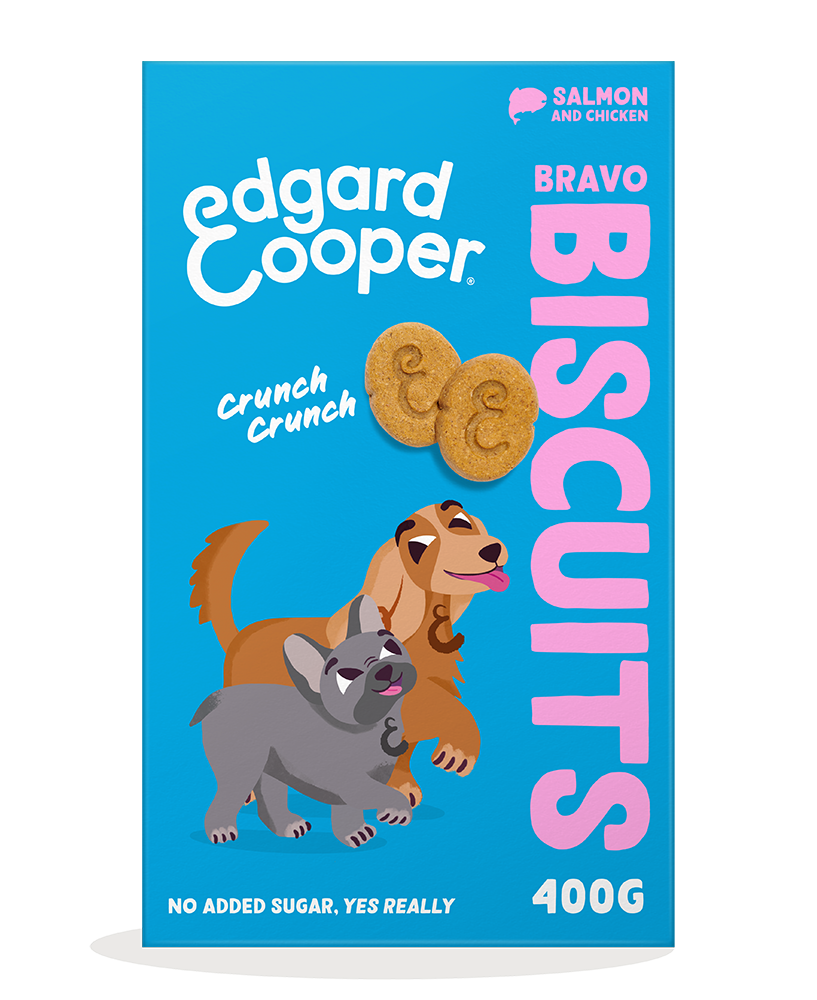 Edgard & Cooper Dog Biscuits Salmon And Chicken 7 x 400 gr.