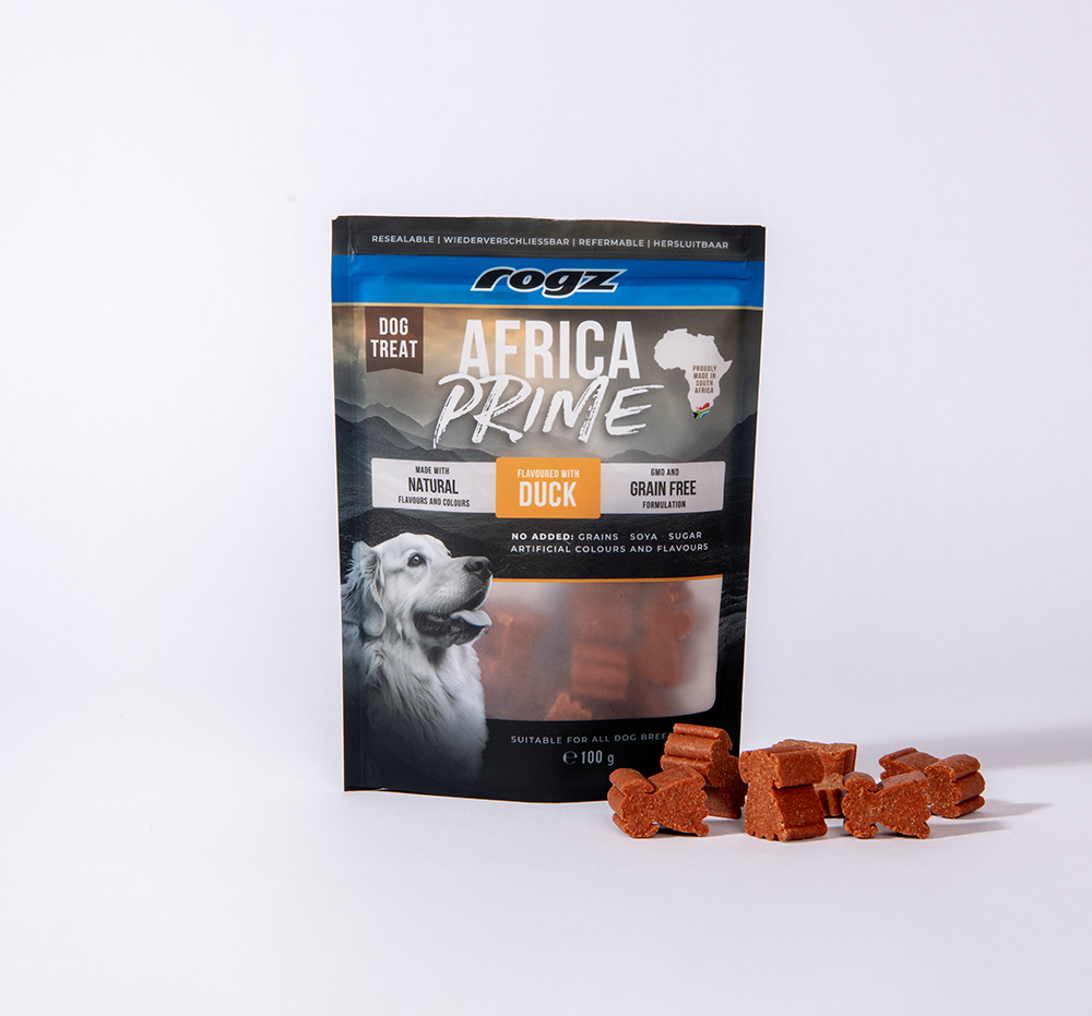 Rogz Dog Treat Eend 6 x 100 gr.