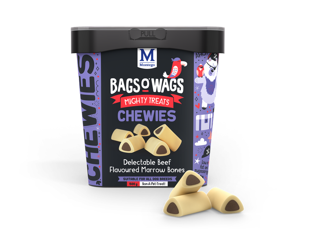 Montego Bags O' Wags Chewies Beef Marrow Bones 4 x 500 gr.