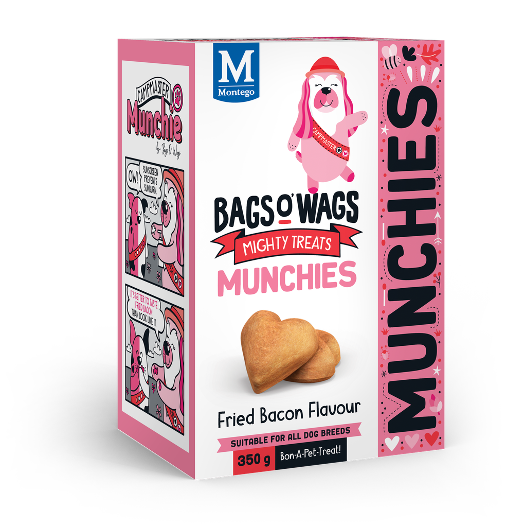 Montego Bags O' Wags Munchies Bacon 8 x 350 gr.