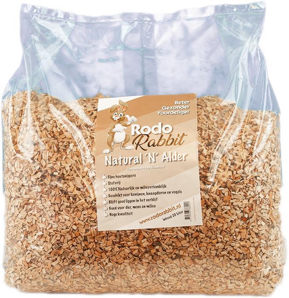 Rodo Rabbit Natural N Alder 20 ltr.