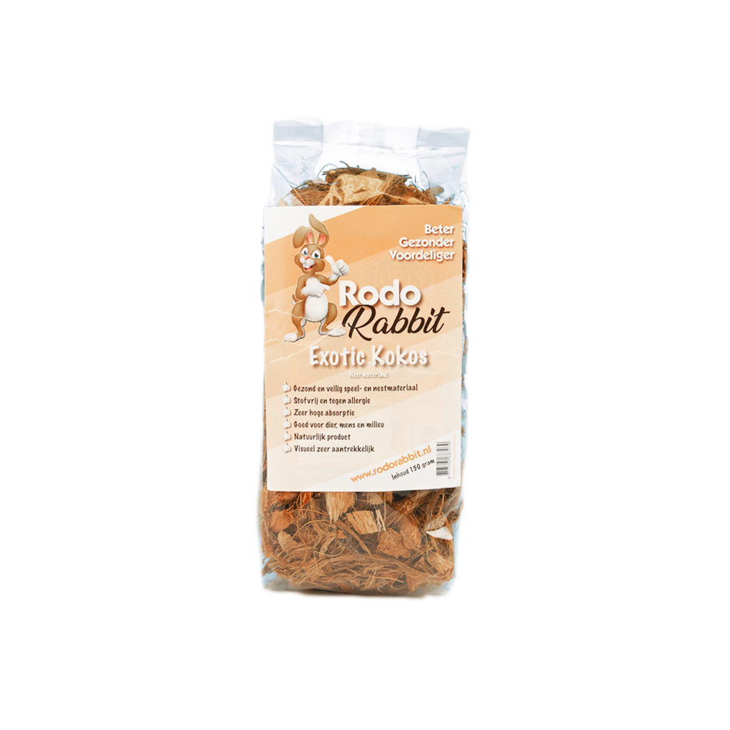 Rodo Rabbit Exotic Kokos Nestmateriaal 150 gr.