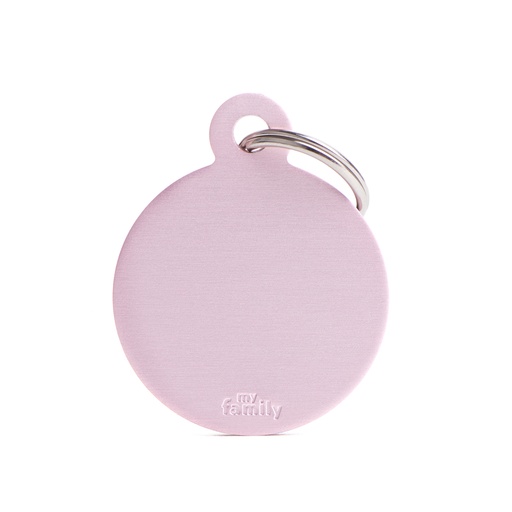 [MF25174] MyFamily Big Round Aluminum Pink